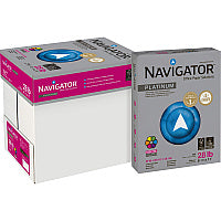 Navigator Platinum Office Multipurpose Paper 99 Brightness - Letter - 8 1/2" x 11" - 28 lb Basis Weight - Smooth - Jam-free - Bright White - 500 Sheets per Ream - 5 / Carton (NPL1128)