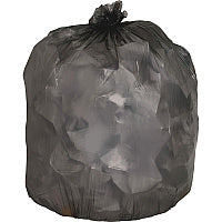 Genuine Joe Economy Linear Low-Density Can Liners Extra Large Size - 60 gal Capacity - 58" Length x 38" Width x 0.58 mil (15 Micron) Thickness - Low Density - Black - 200 / Carton (GJO70420)