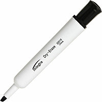 Integra Chisel Point Dry-erase Markers Chisel Marker Point - Black Ink - 1 Dozen (30010)