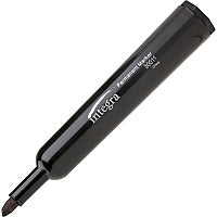 Integra Permanent Chisel Markers Chisel Marker Point - Black Ink - 1 Dozen (30011)
