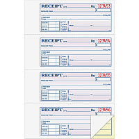 Adams Money/Rent Receipt Book 200 Sheet(s) - Tape Bound - 2 Part - Carbonless Copy - 7.62" x 11" Sheet Size - White - 1 Each (DC1182)