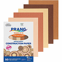 Prang Multicultural Construction Paper Art, Craft - 12" Width x 9" Length - Assorted - 50 / Pack (9509)