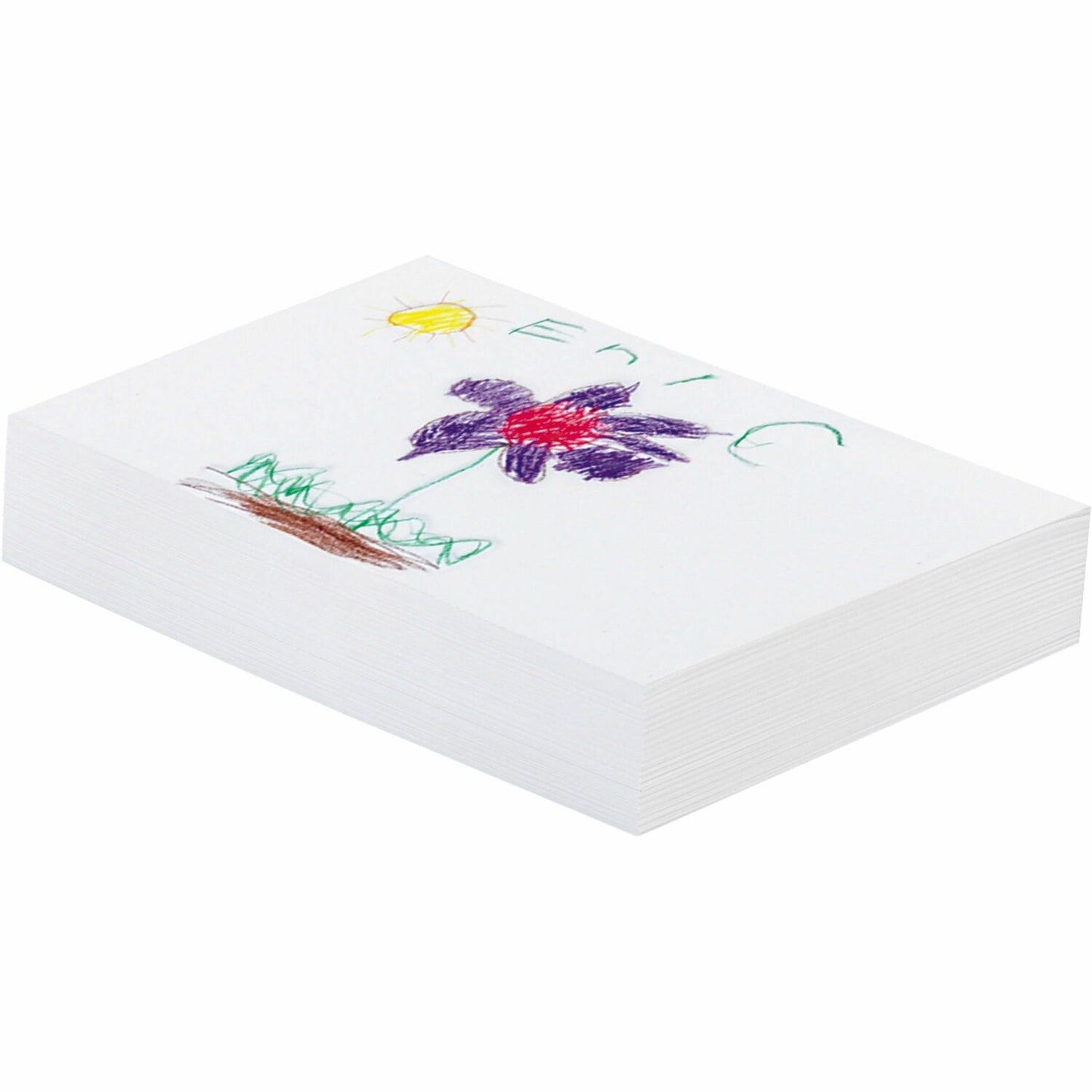 Pacon Drawing Paper 500 Sheets - Plain - 12" x 18" Sheet Size - White Paper - Acid-free, Process Chlorine-free - Recycled - 500 / Ream (4722)