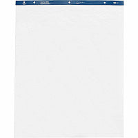 Business Source Standard Easel Pad 50 Sheets - Plain - 15 lb Basis Weight - 27" x 34" Sheet Size - White Paper - Perforated - 4 / Carton (BSN38205)