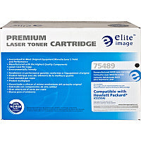 Elite Image Remanufactured MICR Laser Toner Cartridge - Alternative for HP 55A (CE255A) - Black - 1 Each 6000 Pages (75489)