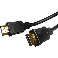 Compucessory HDMI A/V Cable 6 ft HDMI A/V Cable for Desktop Computer, Monitor, TV, Audio/Video Device, Notebook - First End: 1 x HDMI Digital Audio/Video - Male - Second End: 1 x HDMI Digital Audio/Video - Male - Black - 1 Each (11160)