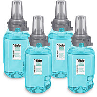 Gojo(R) ADX-7 Dispenser Refill Botanical Foam Soap Botanical Scent - 23.67 fl oz - Pump Bottle Dispenser - Skin, Hand - Moisturizing - Emerald Green - Rich Lather, Bio-based - 4 / Carton (871604CT)