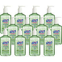 PURELL(R) Hand Sanitizer Gel 12 fl oz - Pump Bottle Dispenser - Kill Germs - Hand, Skin - Clear - Non-sticky, Residue-free - 12 / Carton (363912CT)