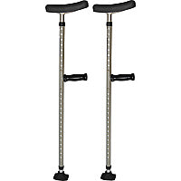 Medline Universal Single Tube Crutch 399.04 lb Load Capacity (MDS80542)