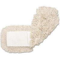 Genuine Joe Disposable Dust Mop Refill 5" Width x 48" Length - Disposable, 4-ply, Cut Ends, Quick Drying, Launderable - Synthetic - Natural - 2.12 lb - 1 Each (GJO48503)