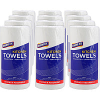 Genuine Joe Paper Towels 2 Ply - 8" Width x 11" Length - 250 Sheets/Roll - 1 5/8" Core - White - Paper - 12 / Carton (GJO25012)