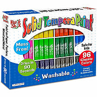 The Pencil Grip Kwik Stix 96-Piece Tempera Paint Sticks 96 Color(s) - Assorted - 96 / Box (696)