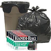 Berry Handi-Bag Wastebasket Bags Medium Size - 33 gal Capacity - 40" Length x 32" Width x 0.70 mil (18 Micron) Thickness - 40/Box - 6 / Carton (HAB6FTL40CT)