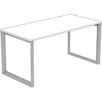 Lorell Relevance Series Desk-height Side Leg Frame 29.1" Height x 28.5" Width - Finish: Silver (LLR16205)