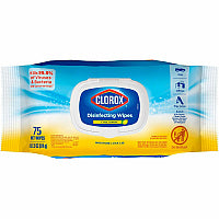 Clorox Disinfecting Cleaning Wipes Crisp Lemon - White - 75/Pack - 1 Each (31404)
