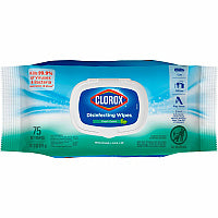 Clorox Bleach-free Disinfecting Cleaning Wipes Fresh - White - 75/Pack - 1 Each (31430)