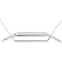 Business Source Prong Fastener Base for Paper - Silver - 100 / Box (BSNB21)