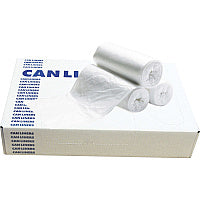 Heritage Multipurpose Design Clear Can Liner 25" Length x 22" Width - Low Density - Clear - Linear Low-Density Polyethylene (LLDPE) - Multipurpose - 50/Roll - 10 / Carton (H4425RCR01)