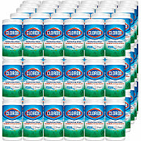 Clorox Disinfecting Wipes, Bleach-Free Cleaning Wipes For Multipurpose - Fresh Scent - Recommended For: Bacteria Remover, Virus Remover, Germs Remover - Bleach-free, Pre-moistened, Phosphorous-free, Easy Tear, Easy to Use, Antibacterial - White (01656PL)