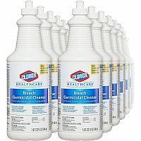 Clorox Healthcare Pull-Top Bleach Germicidal Cleaner Ready-To-Use - 32 fl oz (1 quart) - Anti-corrosive, Antibacterial, Disinfectant - White - 360 / Pallet (68832PL)