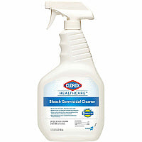 Clorox Healthcare Bleach Germicidal Cleaner Ready-To-Use - 32 fl oz (1 quart) - Anti-corrosive, Antibacterial, Disinfectant - White, Clear Bottle - 180 / Bundle (68970BD)