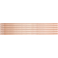 Ettore Floor Squeegee Wooden Pole Handle 54" Length x 1" Diameter - Natural - Wood - 6 / Carton (1628CT)