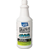 Motsenbockers Lift Off Mötsenböcker's Lift Off Spray Paint/Graffiti Remover (4 32 fl oz (1 quart) - Environmentally Friendly, Water Based - White - 1 Each 1103)