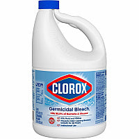 Clorox Germicidal Bleach Concentrate - 121 fl oz (3.8 quart) - Regular Scent - White - 1 Each (32429)