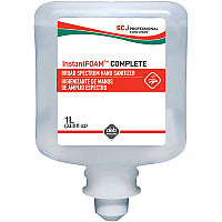 SC Johnson InstantFOAM COMPLETE PURE 1 L Refill Fragrance-Free Alcohol Hand Sanitizer (6/Carton) 1.06 quart - Kill Germs - Hand - Moisturizing - Clear - Non-drying, Drip-free, Dye-free, Unscented, Anti-irritant - 6 / Carton (IFC1L)
