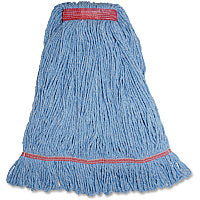 Genuine Joe Narrow Band Large Mophead Large - Rayon, Cotton, Cotton, Fiber - 1 Each (GJOLBL1B)