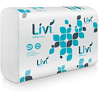 Livi(R) Multifold Paper Towel, White, 1-Ply, 2200 Towels 1 Ply - Multifold - 9.45" Width x 10.55" Length - White - Virgin Fiber - 220/Pack - 10 / Carton (50861)