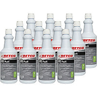 Betco Green Earth Push Enzyme Multi-Purpose Cleaner 32 fl oz (1 quart) - New Green Scent - Non-flammable, Non-corrosive, Caustic-free - Milky White Bottle - 12 / Carton (1331200CT)