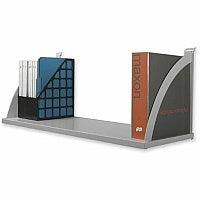HON Verse HBV-VSH48 Shelf x 48" Width x 12.8" Depth - Finish: Light Gray - Durable - For Workstation, Book, Binder, Office (VSH48GYGY)