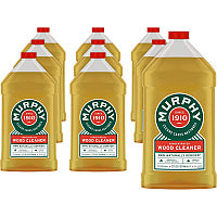 Murphy(R) Oil Soap Wood Cleaner Ready-To-Use - 32 fl oz (1 quart) - Phosphate-free, Ammonia-free, Bleach-free - Gold Bottle - 9 / Carton (101163CT)