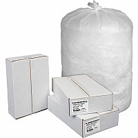 Everyday Genuine Joe High-Density Can Liners 45 gal Capacity - 46" Length x 40" Width x 0.43 mil (11 Micron) Thickness - High Density - Natural - Resin - Office Waste, Receptacle - 250 / Carton (HD404814)