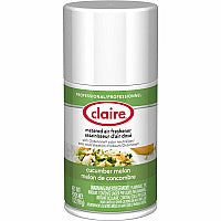 Claire Metered Air Freshener with Ordenone Aerosol - 6000 ft³ - 7 fl oz (0.2 quart) - Cucumber Melon - 30 Day - Odor Neutralizer - 1 Each (CL109)