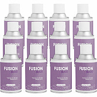 Fresh Products Fusion 3000 Metered Aerosols 6000 ft³ - Morning Lavender - 30 Day - Odor Neutralizer, VOC Compliant - 12 / Carton (MAIRLV)