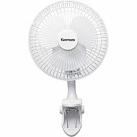 ESM 6" Clip-On Fan 2 Speed - Clip-on - White (KM60032WH)