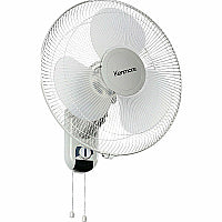 ESM 16" Wall Fan 3 Speed - Oscillating, Adjustable - White (KM60050WH)