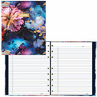 Blueline NotePro Notebook, Fashion Collection, 192 Pages, Midnight Floral (A9C02)