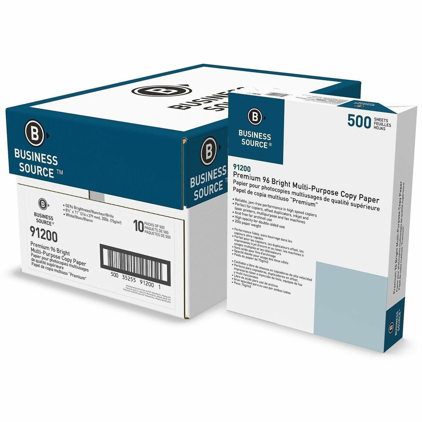 Business Source Premium Multi-purpose Copy Paper (91200)