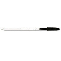 AbilityOne 7520010589978, SKILCRAFT Ballpoint Pen, Stick, Medium 1 mm, Black Ink, White Barrel, Dozen