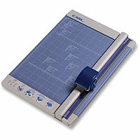 CARL Professional 12" Rotary Paper Trimmer 10 Sheet Cutting Capacity - 1 Carbide Blade - 12" Cutting Length - 0.8" Height x 10.3" Width x 12" Depth - Metal - Gray - 1 Each (12200)