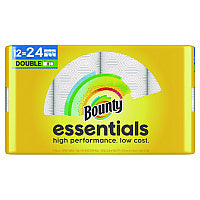 Bounty(R) Essentials Kitchen Paper Towels, 2-Ply, 108 Sheets, 12 Rolls (11093)