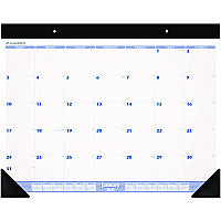 AT-A-GLANCE Desk Pad, 24 x 19, White Sheets, Black Binding, Black Corners, 12-Month (Jan to Dec): 2026 (SW23000)