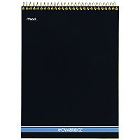 Cambridge Stiff-Back Wire Bound Notepad, Wide/Legal Rule, Canary/Blue Cover, 70 Canary-Yellow 8.5 x 11.5 Sheets (59880)