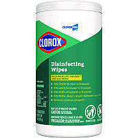 Clorox Disinfecting Wipes, 1-Ply, 7 x 8, Fresh Scent, White, 75/Canister (15949EA)