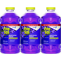 Pine-Sol CloroxPro Multi-Surface Cleaner Concentrated, Lavender Clean Scent, 80 oz Bottle, 3/Carton (60608CT)
