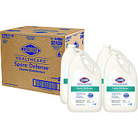 Clorox Healthcare Spore Defense Cleaner Disinfectant, Open System, 1 gal Bottle, 4/Carton (32409)