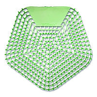 Boardwalk Anti-Splash Urinal Screen, Cucumber Twist Scent, Green, 0.11 oz, 10/Box (1005)